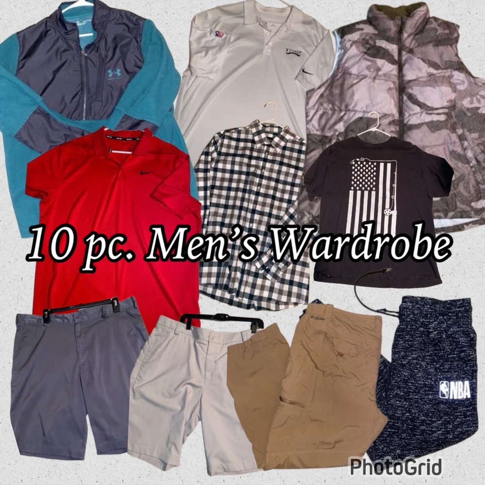 CLOSET CLEAN OUT!!  🔟 pc Men's Casual Clothing Capsule